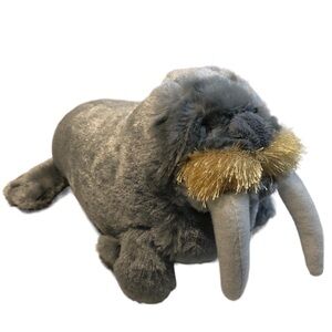 Ganz Webkinz Gray Walrus Artic Ocean Sea Plush Stuffed Animal HM332 No Code 10”